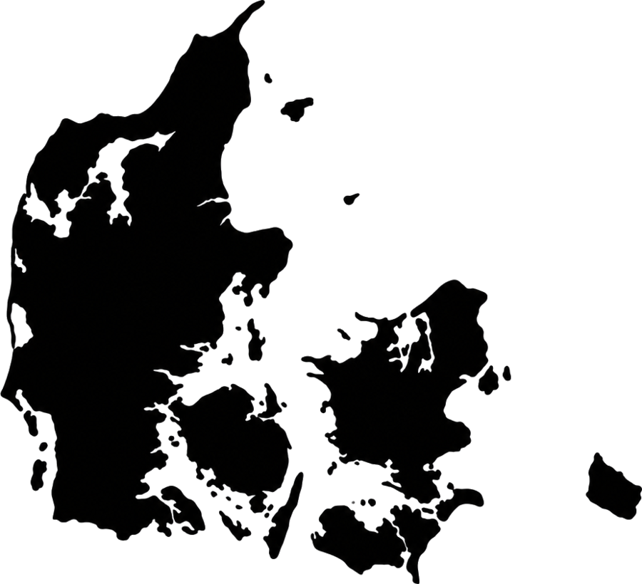 Kort over Danmark